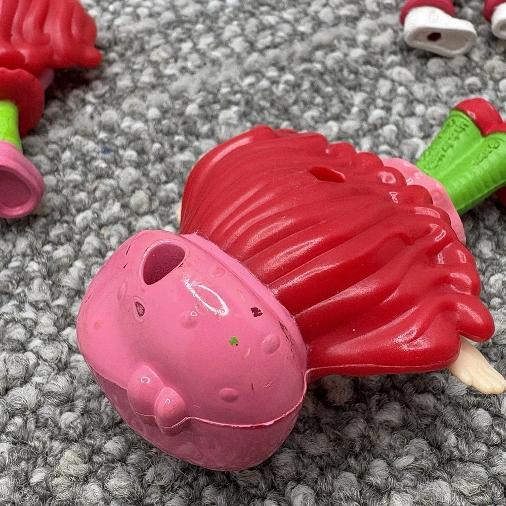 Strawberry Shortcake Mini Figures Set Of 4 For Dollhouses Or Playsets Party Deco